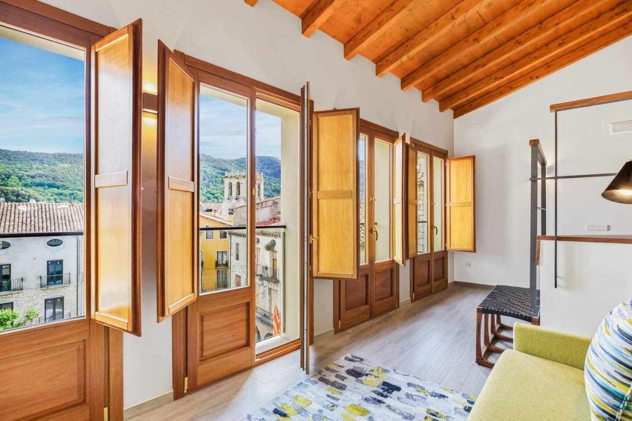 Can Bona Casa Espectacular Duplex Con Terraza Besalú Екстериор снимка